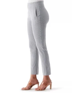 RAFAELLA  Stretch Ankle Pants Phantom Striped  Sz 14 , 28” Inseam NEW - Image 1 of 4