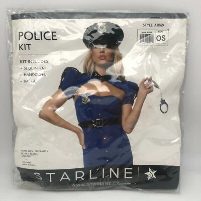 New Starline Police Kit Sexy Costume Accessories - Image 1 of 4