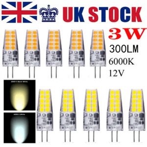 1-10x G4 LED 3W = 30W Capsule Light Bulb Corn Lamp 12V Replace Eco Halogen Bulbs - Picture 1 of 21