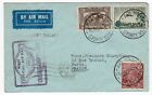 AUSTRALIA 1934 AIRMAIL COVER TO FRANCE CARRIED ON FIRST FLIGHT TO NEW ZEALAND