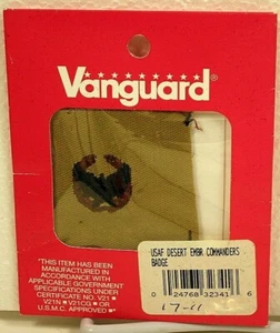 USAF Air Force Commander's Insignia Badge Desert Uniform Patch  - Picture 1 of 2