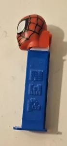 MARVEL Pez Dispenser SPIDERMAN Blue and red stem (pre - owned) - Picture 1 of 6
