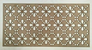 Rejillas de radiador gabinete de cribado decorativo MDF 3 mm y 6 mm artículo A44 - Imagen 1 de 3