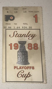 4/9/1988 Capitals Flyers NHL Playoffs Stanley Cup Ticket Stub GAME 3 Round 1 - Picture 1 of 2