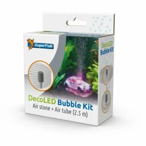 Superfish Deco Led Bubble Kit Aquarium Ornament Decoration Air Stone + Air Tube - Picture 1 of 8