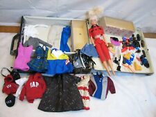 1962 Barbie Clothes Case w/Vintage Doll Toy Mattel Tommy Gap Shoes