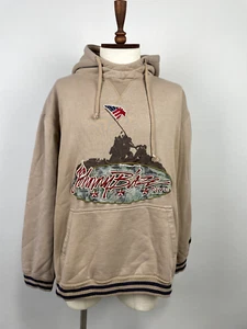 Johnny Blaze NYC Armi Logo Beige Heavywaight Herren Termal Hoodie Gr. XL - Bild 1 von 19