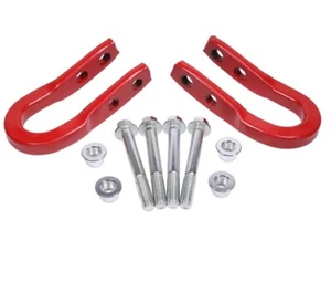 OEM Tow Hooks in Red For Canyon Colorado Recovery 2017-2021 NEW 84052991 - Picture 1 of 4