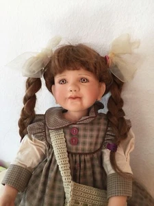 BERDINE CREEDY 1999 - FRANSIEN Porzellan Künstlerpuppe limitiert 600 St. selten - Bild 1 von 8