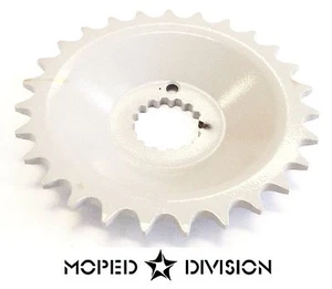 TOMOS A55 27 TOOTH DISHED FRONT SPROCKET Streetmate Revival Arrow Youger - Bild 1 von 1