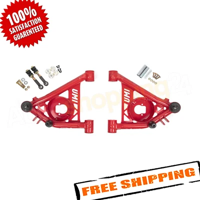 Brazos A inferiores rojos UMI Performance 3031-R para carrocería GM F 1982-1992 Foto 1 de 4