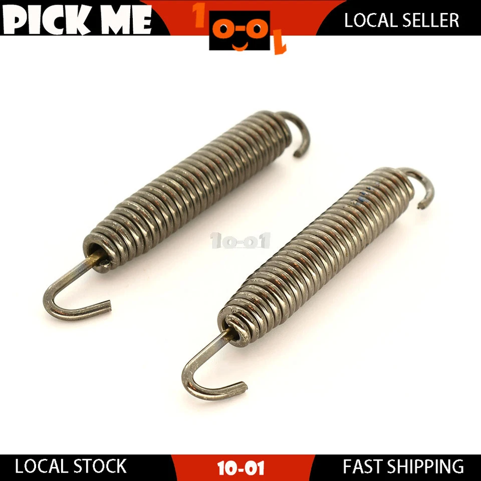 Silenciador de tubo de escape 80 mm 2 piezas para Kawasaki KX250 2001-2006 2007 2008 Foto 1 de 1