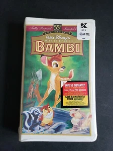 Bambi Walt Disney Masterpiece 55th Anniversary Limited Edition Remaster (VHS) - Picture 1 of 5