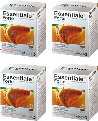 4x Essentiale Forte 200 Capsules (Phospholipidum Essentiale) Liver - Image 1 of 2