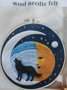 Filzbild mit Wolle, Hoop und Filznadeln (Design E) - Bild 1 von 7