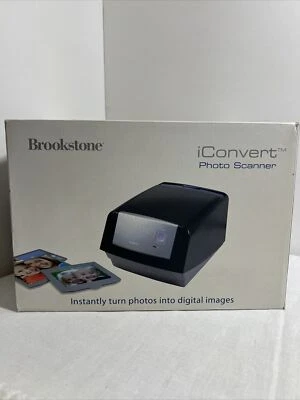 BROOKSTONE - iConvert Photo Scanner - INSTANTLY TURN PHOTOS INTO DIGITAL IMAGES - Image 1 of 4