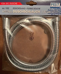 BRAUSESCHLAUCH - Duschschlauch Metall 150 cm 1/2" - mit konischem Anschluss, - Bild 1 von 2