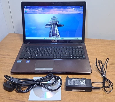 Asus K53E Laptop, i3-2310M, 8GB RAM, 15.6" screen, UK PSU /Charger, bag -9288 - Image 1 of 4