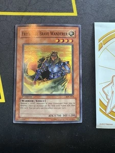 Yu-Gi-Oh Freed the Brave Wanderer IOC-014 1st Edition Secret Rare 090πNMπ - Picture 1 of 6