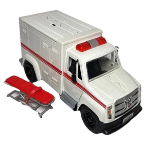 Mattel WWE Wrekkin Slambulance Ambulanza Barella Barella Parte Breakaway Veicolo - Foto 1 di 13