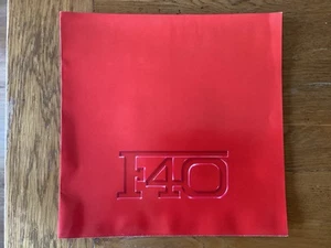 Ferrari F40 Genuine Information Brochure Very Rare - Picture 1 of 4