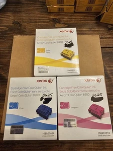3PK Genuine Xerox 8900 6X  Color ColorQube Solid Ink Toner Cartridges BRAND NEW - Picture 1 of 4