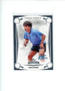 2025 Leaf Premier Edition Table Tennis Sean Zhang #43 Base Card - Picture 1 of 2
