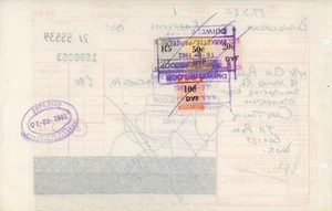 South Africa document S.A.R. railway stamps Duiwelskloof DVF revenues 1982fiscal - Picture 1 of 1