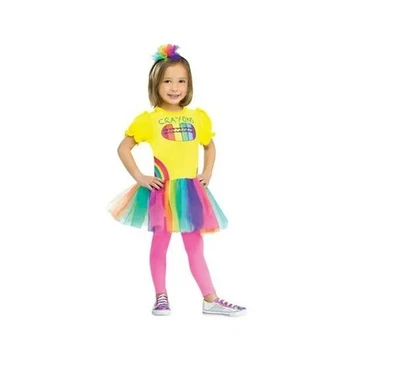 Disfraz de caja de crayón Color Me Cutie para niño pequeño 4-6 Foto 1 de 2