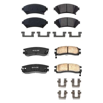 For Pontiac Bonneville 05 Disc Brake Pad Set Z17 Evolution Plus Ceramic Front & Foto 1 de 4