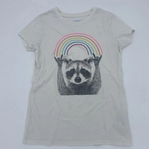 Cat & Jack Rainbow Raccoon T-Shirt M (7/8) - Bild 1 von 3