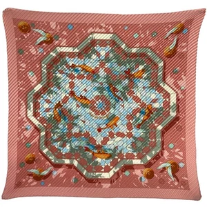 HERMES SOUS LES ORANGERS Carre 90 Seidentuch Mehrfarbig mit Karton Gebraucht Top. - Bild 1 von 7