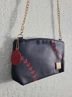 MLB St Louis Cardinals Baseball Logo Leather Crossbody Game Day Bag Purse - Image 1 of 4