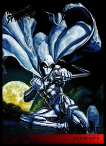 Marvel Moon Knight 1995 Team-Ups Fleer 122 Spider-Man - Picture 1 of 2