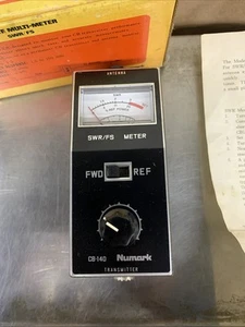 Numark CB-140 SWR/FS CB RF Multi Meter with Antenna And original box. - Zdjęcie 1 z 10
