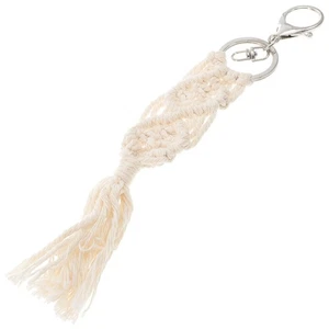 Metal Keychain Miss Kkeychain Tassel Pendant Hanging Decor Backpack Ornament - Picture 1 of 10