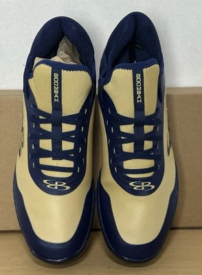 Мужские литые бутсы Boombah темно-синие золотистые размер 10 новые без коробки бейсбол - Изображение 1 из 4