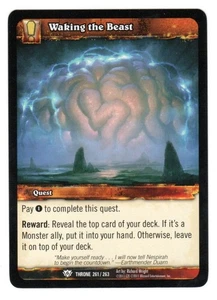 2011 World Of Warcraft WoW TCG - Waking The Beast - Throne Of The Tides 261/263 - Picture 1 of 2