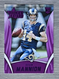 SEAN MANNION /99 PURPLE PARALLEL RC 2015 ROOKIES & STARS RAMS - Picture 1 of 2