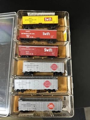 N Scale MTL Swift 40' Single Door Reefer Set Of 6 - Image 1 of 4