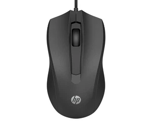 HP 100 Black Wired USB Mouse. Compatible with Windows PC, Notebook, Laptop, Mac - Picture 1 of 9
