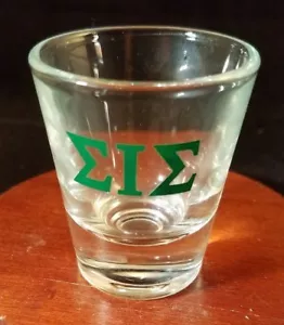 Collectible Barware Shot Glass Sigma Phi Epsilon EIE FREE SHIPPING! - Picture 1 of 1