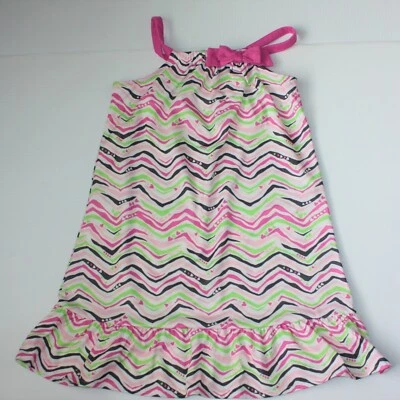 Gymboree Sleepwear Girl's Zebra Print Pajama Gown PJ Dress in size Medium 7-8 - Image 1 of 2