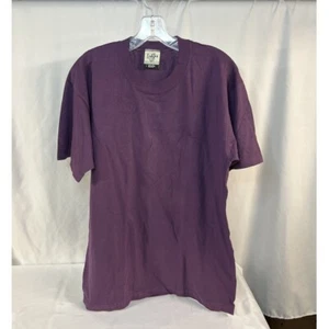 80's Anvil Earth Collection Blank T-Shirt Men's Purple L - Picture 1 of 7