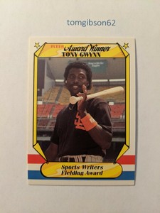1987 Fleer Award Winner Tony Gwynn #19 of 44 Free Shipping