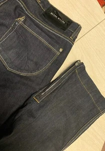 NWOT Karen Millen Skinny Jeans Womens Slim Zipper Leg Dark Blue sz 8 $150 - Picture 1 of 12