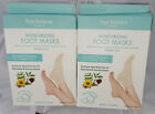 2 Boxes Pure Radiance By Cala Moisturizing Foot Masks 3 Pairs Each -M8
