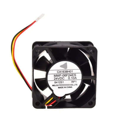 For Mitsubishi MMF-06F24ES-RP1 CA1638H01 60*60*25mm DC24V 0.1A cooling fan 3pin - Image 1 of 4