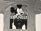 Mickey Mouse BANG Vintage Fruit of the Loom Heavy HD T-Shirt Mens LARGE #399