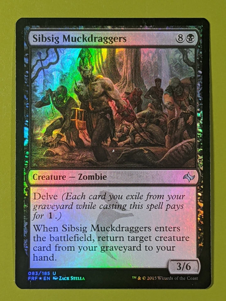 FOIL Sibsig Muckdraggers x1 Fate Reforged 1x Magic the Gathering MTG - Image 1 of 1